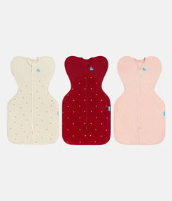 Swaddle Up Starter Bundle | 1.5 TOG | Oatmeal | Maroon | Blush