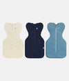 Swaddle Up Starter Bundle | 1.5 | 2.5 TOG | Oatmeal | Navy | Storm Blue