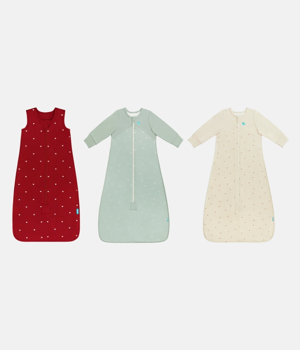 Sleep Bag Bundle | 1.5 TOG | Maroon | Olive | Oatmeal