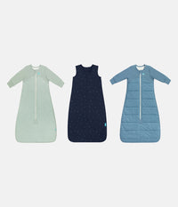Sleep Bag Bundle | 1.5 | 2.5 TOG | Olive | Navy | Storm Blue