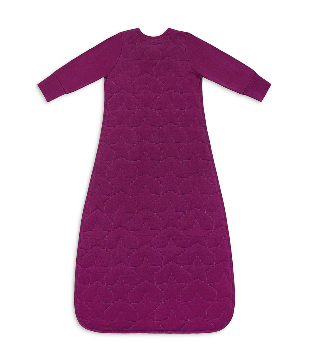 Sleep Bag Long Sleeve 2.5 TOG Quilted Cotton Plum Starturn Quilted