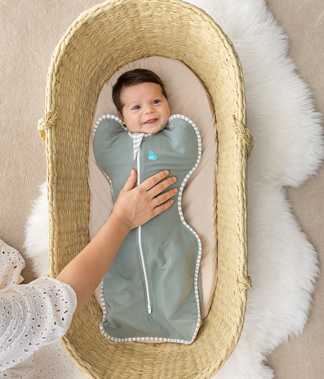 Swaddle Up™ 1.0 TOG (20-24°C) Deep Olive Original Cotton