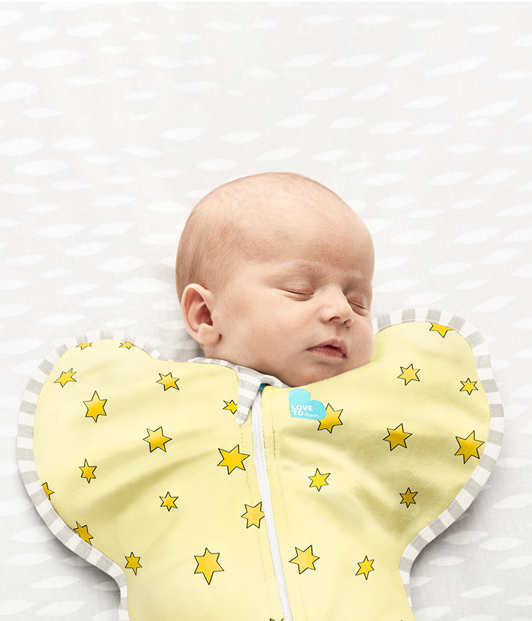 Swaddle Up™ 0.2 TOG (24-27°C) Yellow Superstar Viscose from Bamboo