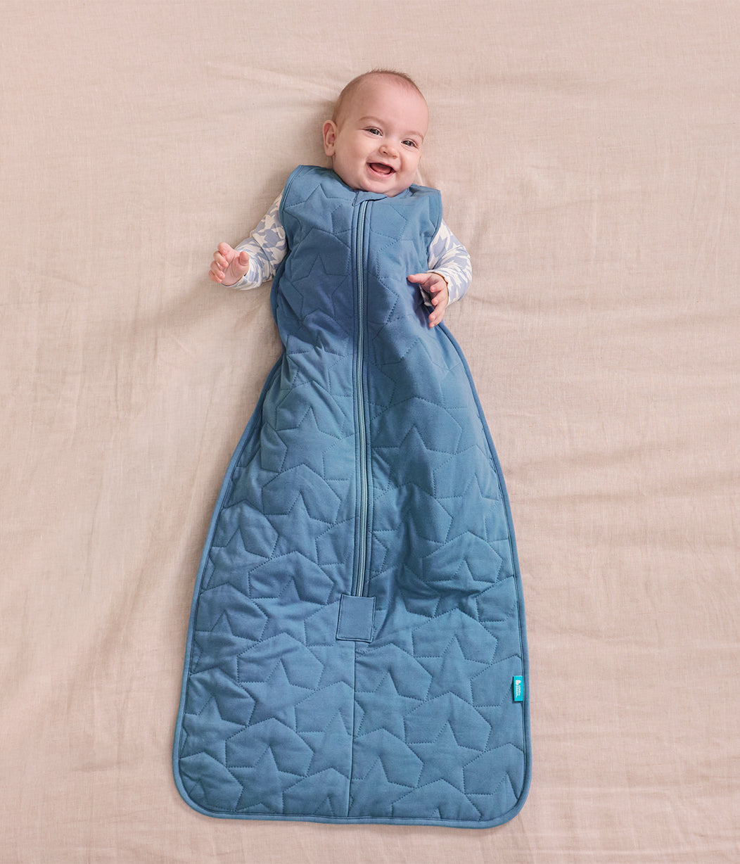 Sleep Bag Sleeveless 2.5 TOG Quilted Cotton Storm Blue Starturn Quilted