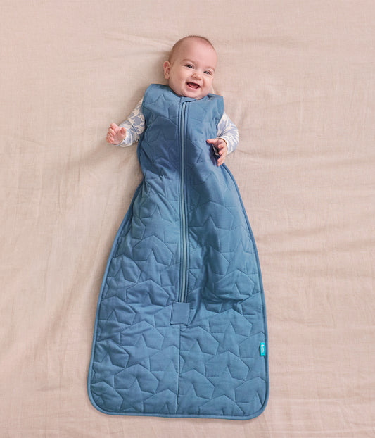 Sleep Bag Sleeveless 2.5 TOG Quilted Cotton Storm Blue Starturn Quilted