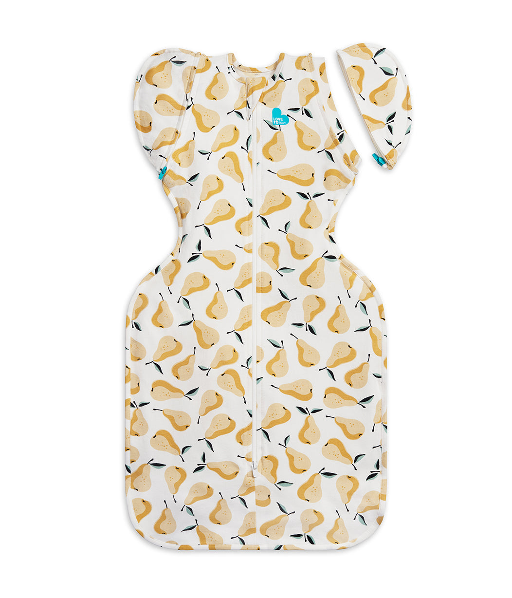 Swaddle Up™ Transition Bag Original 1.0 TOG Pear Print Ochre