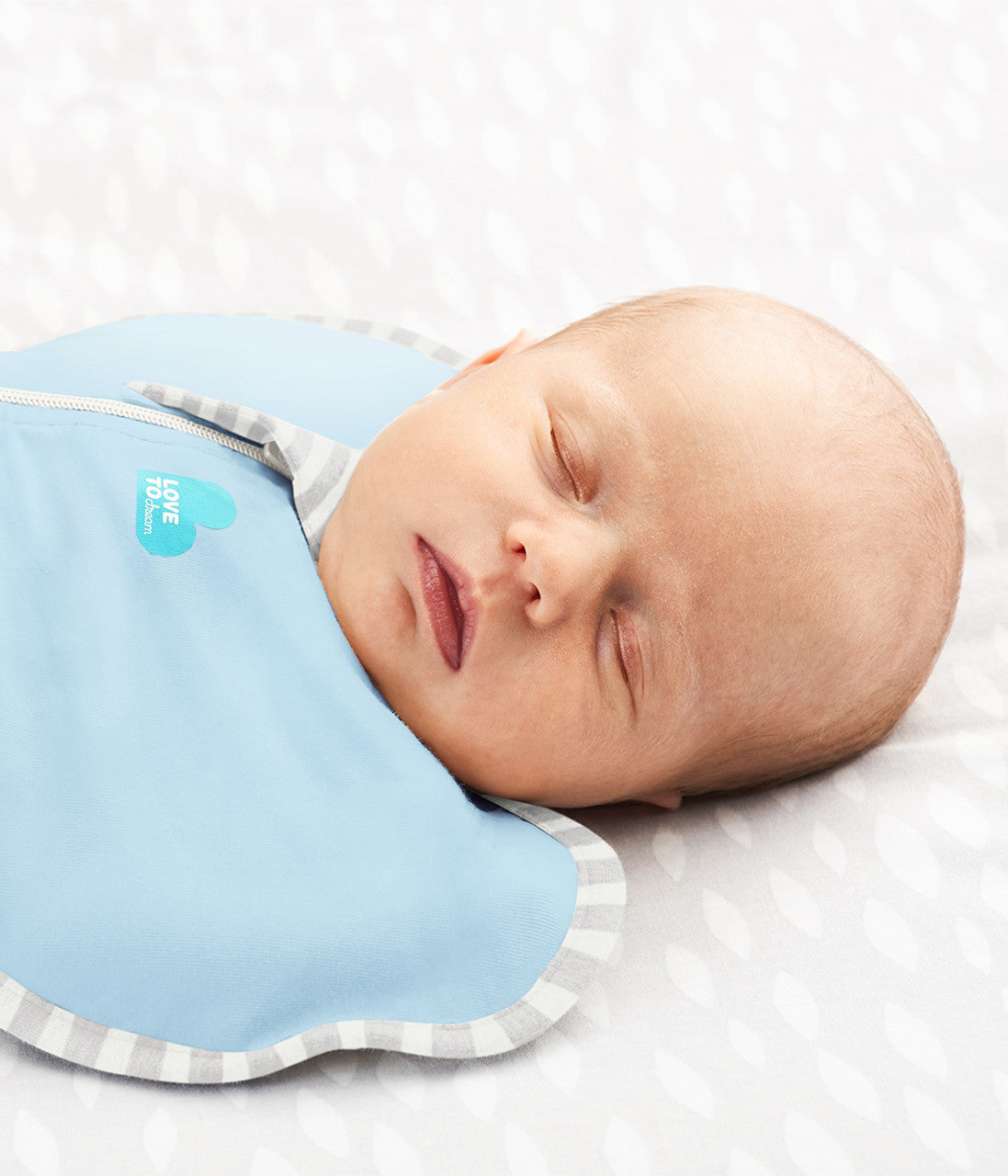 Swaddle Up™ 0.2 TOG (24-27°C) Light Blue Cotton