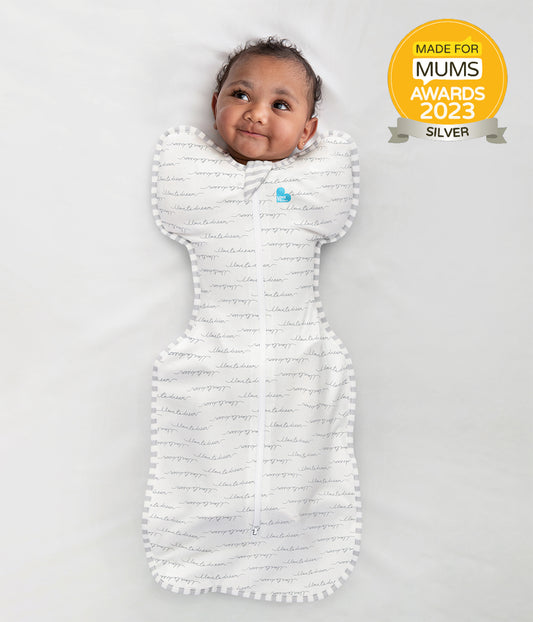 Swaddle Up™ 1.0 TOG Cotton White Dreamer