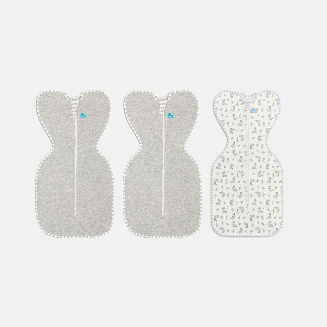 Swaddle Up™ Newborn Starter Pack Original 1.0 TOG Grey & Bunny