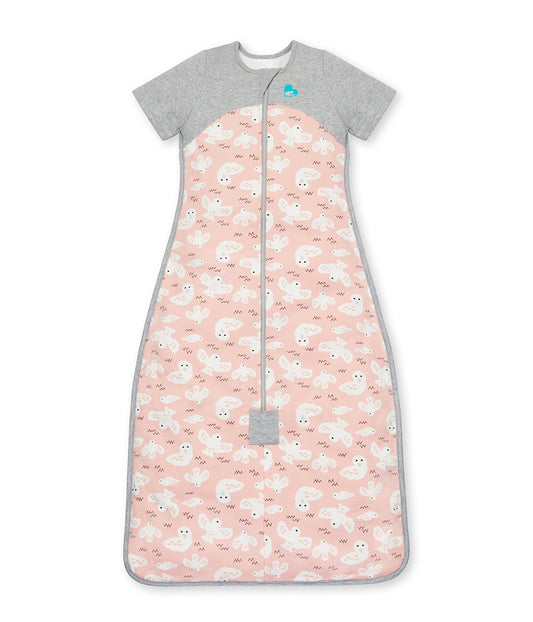 Sleep Bag Short Sleeve 1.0 TOG Organic Cotton Rose Doves