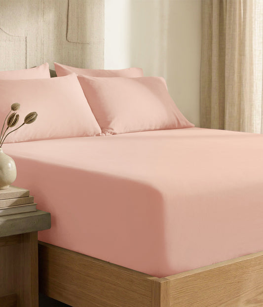 HushDry™ 2-in-1 Waterproof Standard Pillowcase Viscose from Bamboo Blush