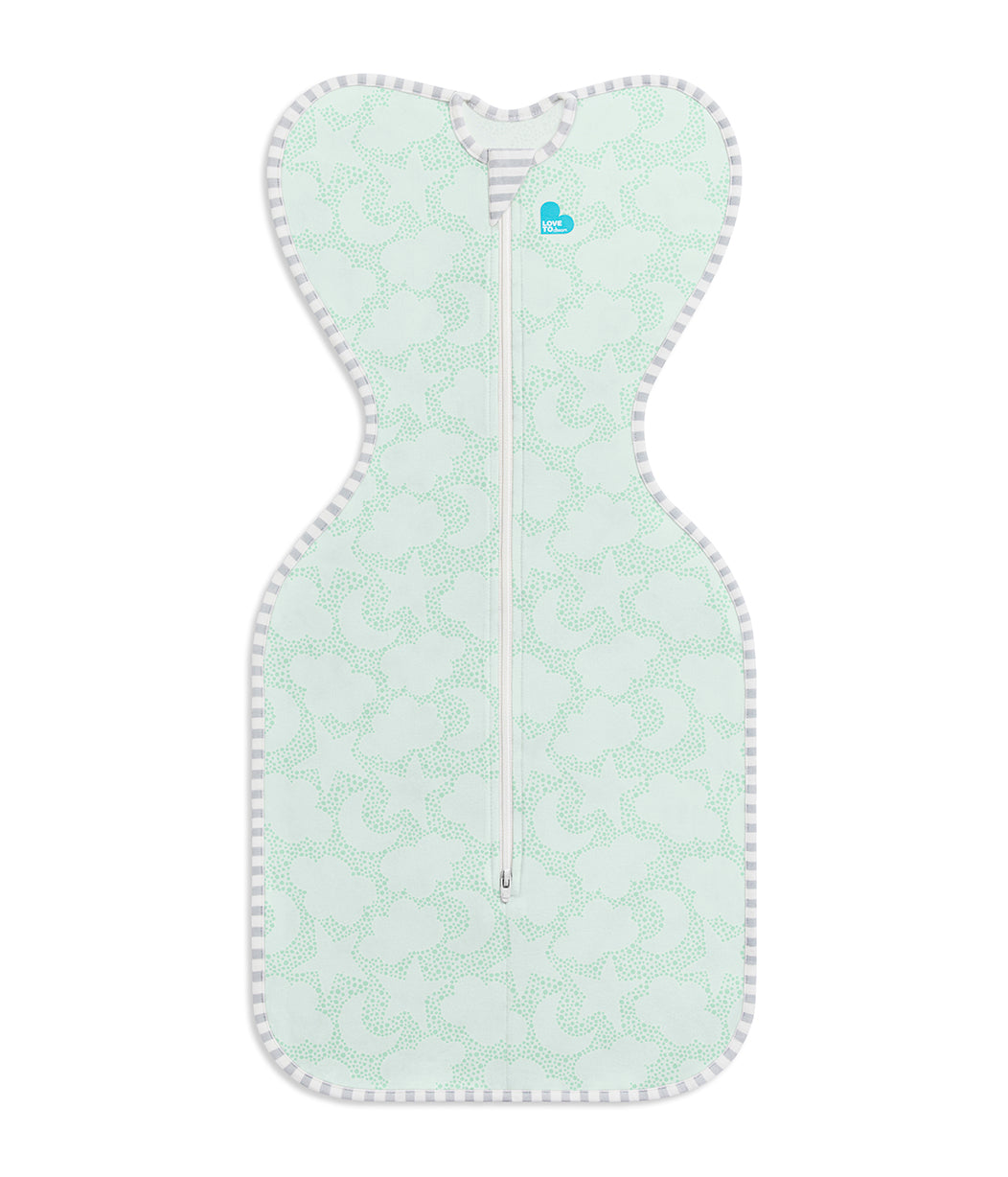 Swaddle Up™ Organic 1.0 TOG Mint Celestial Dot