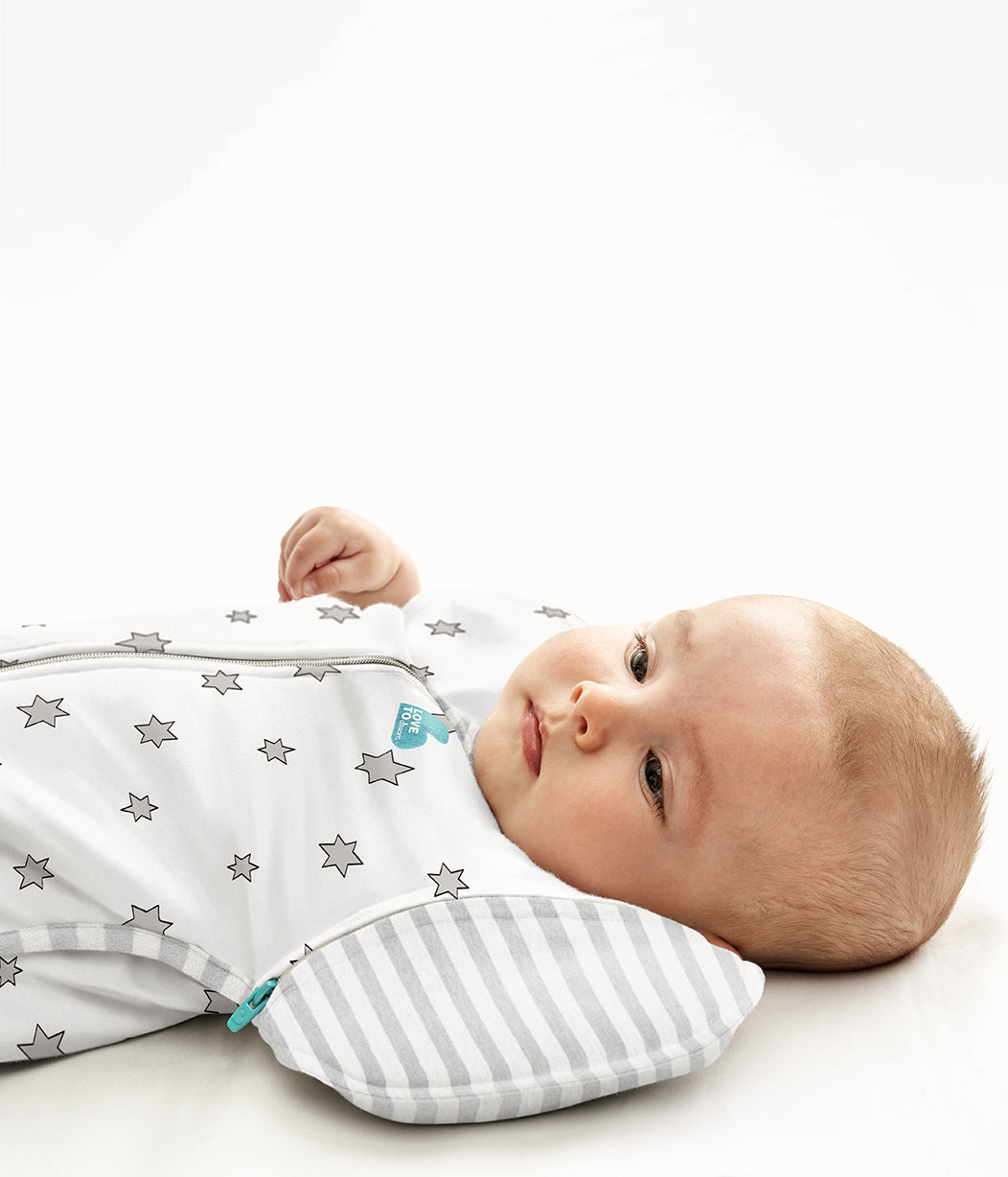 Swaddle Up™ Transition Bag 0.2 TOG (24-27°C) Cream Superstar Viscose from Bamboo