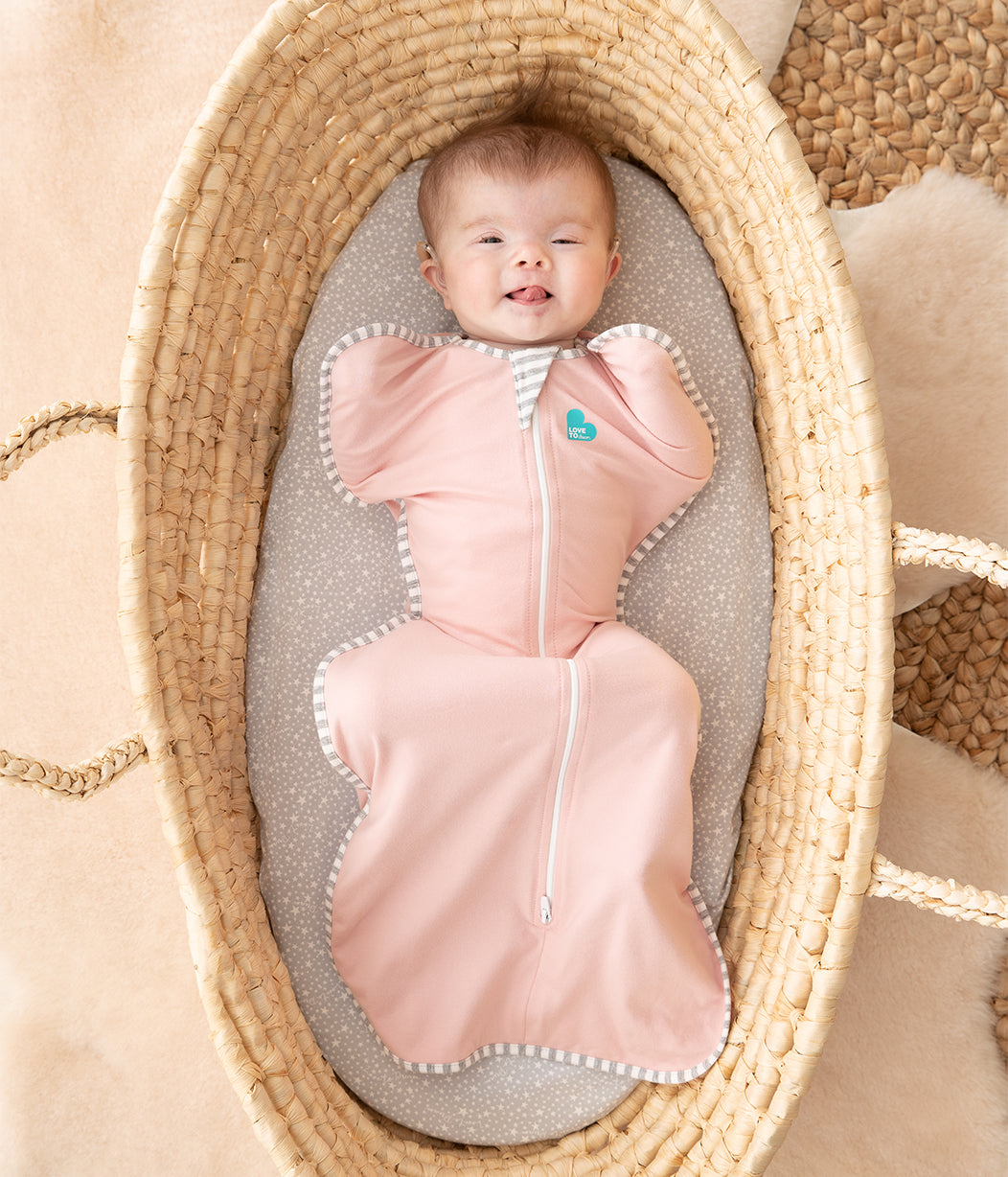 Swaddle Up™ 1.0 TOG Cotton Dusty Pink