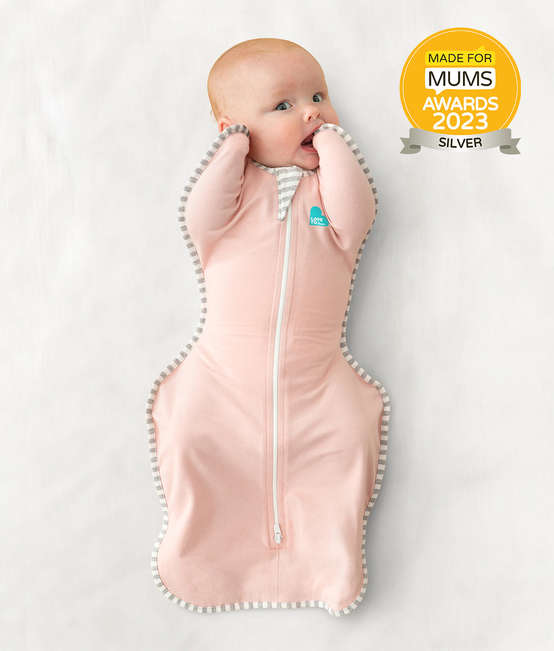 Swaddle Up™ 1.0 TOG Cotton Dusty Pink