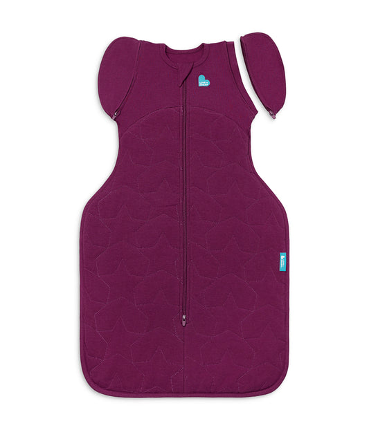 Swaddle Up™ 2-in-1 Transition Bag 2.5 TOG Quilted Cotton Plum Starturn Quilted