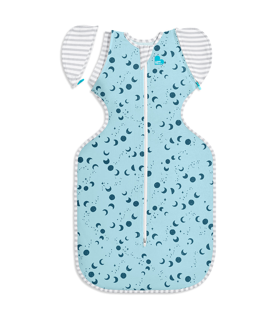 Swaddle Up™ Transition Bag 0.2 TOG (24-27°C) Blue Moonscape Viscose from Bamboo