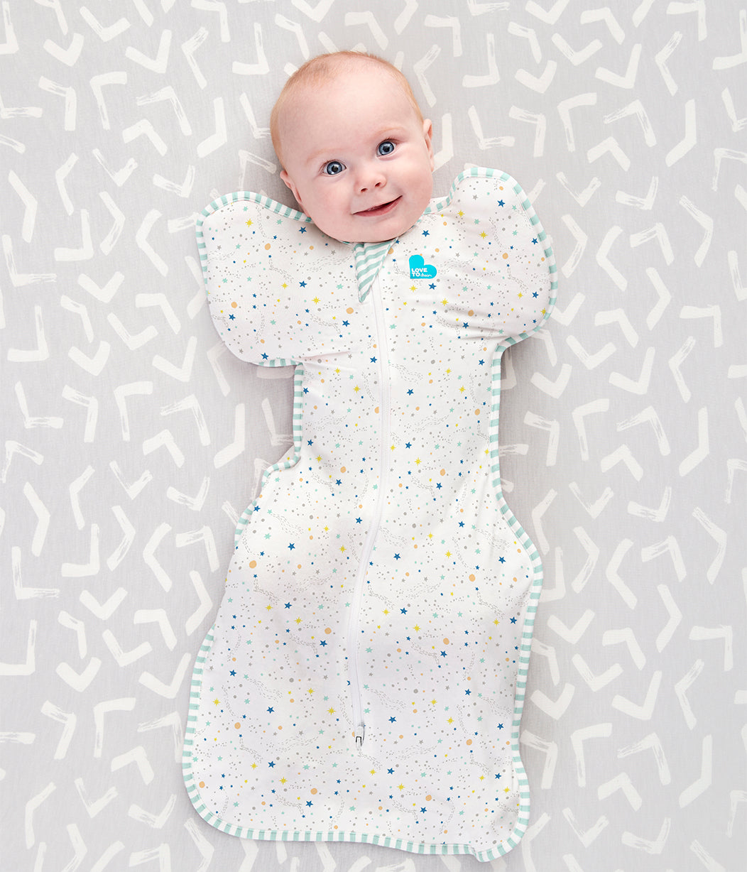 Swaddle Up™ 0.2 TOG (24-27°C) Cream Constellation Organic Cotton