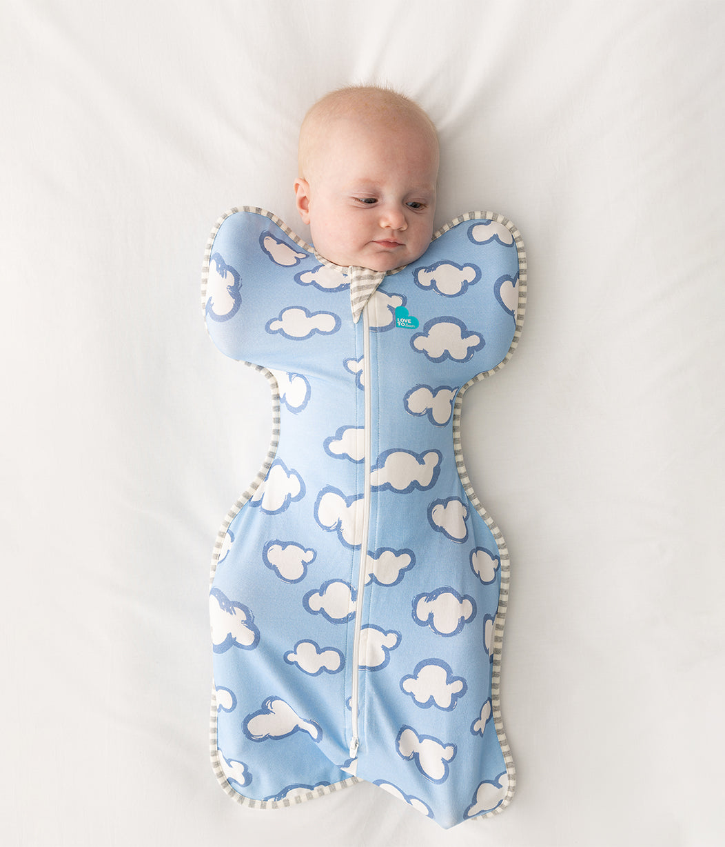 Swaddle Up™ 1.0 TOG (20-24°C) Dusty Blue Daydream Original Cotton