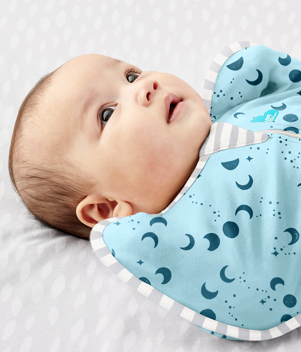 Swaddle Up™ Bamboo Lite 0.2 TOG Moonscape Light Marine