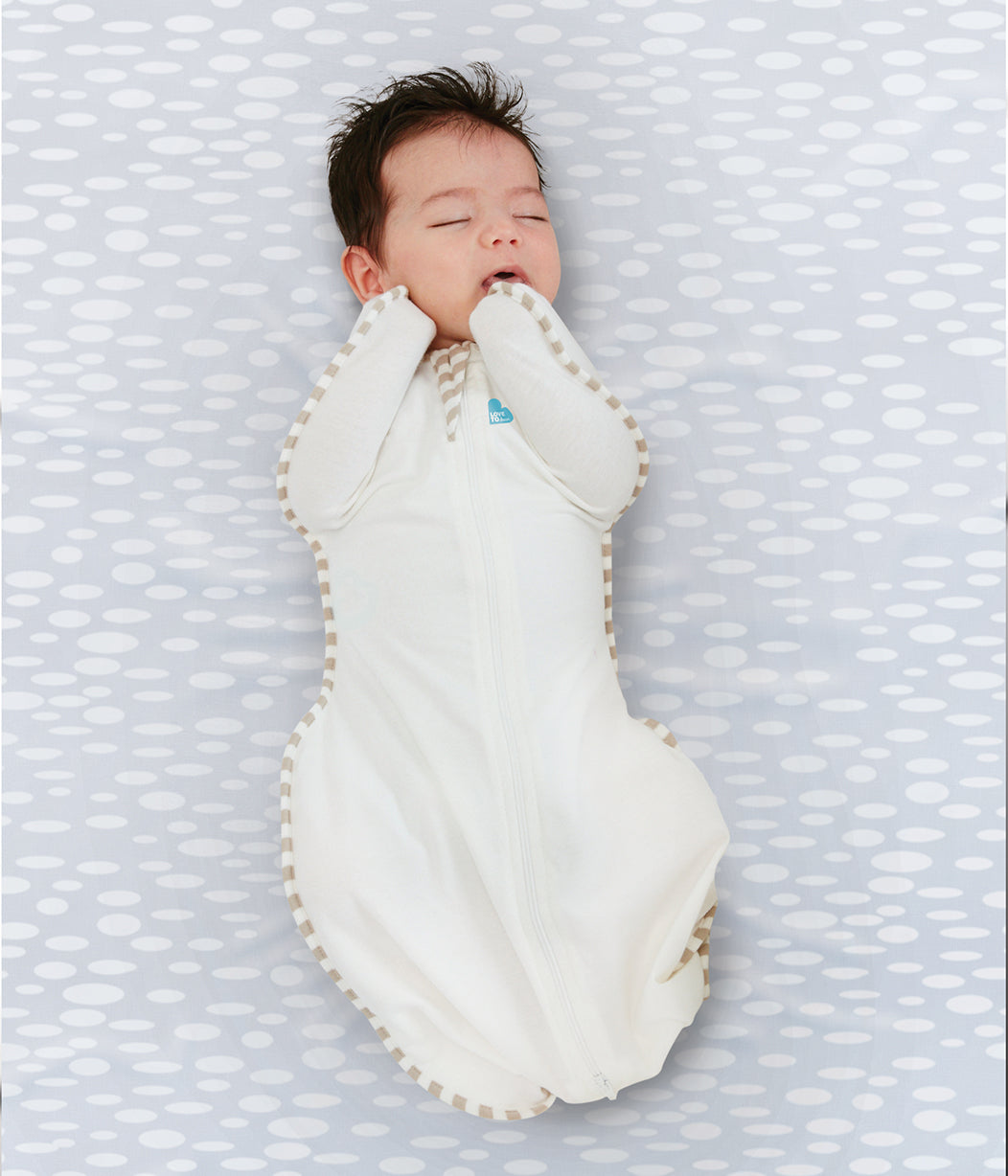 Swaddle Up™ 1.0 TOG (20-24°C) Cream Organic Cotton