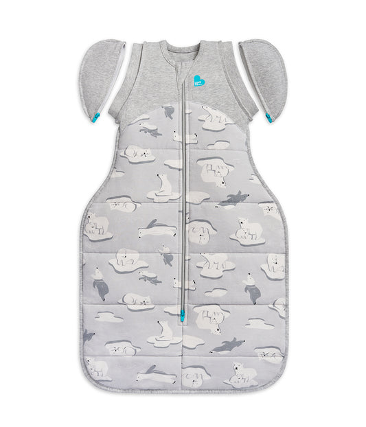 Swaddle Up™ 2-in-1 Transition Bag 3.5 TOG Cotton Grey South Pole