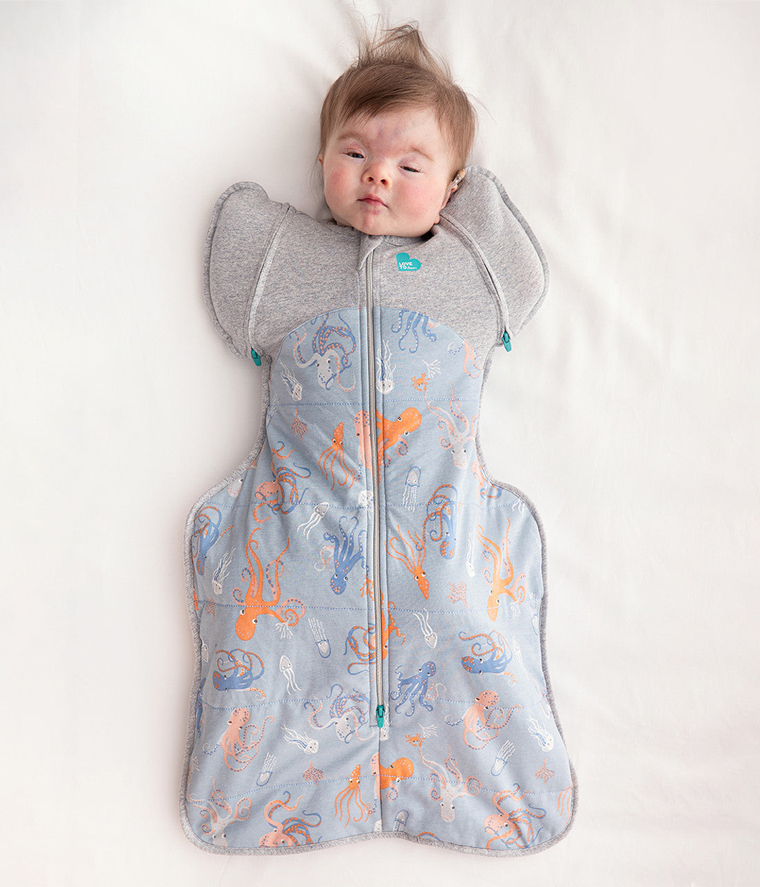 Swaddle Up™ Transition Bag Warm 2.5 TOG Kraken Chambray Blue