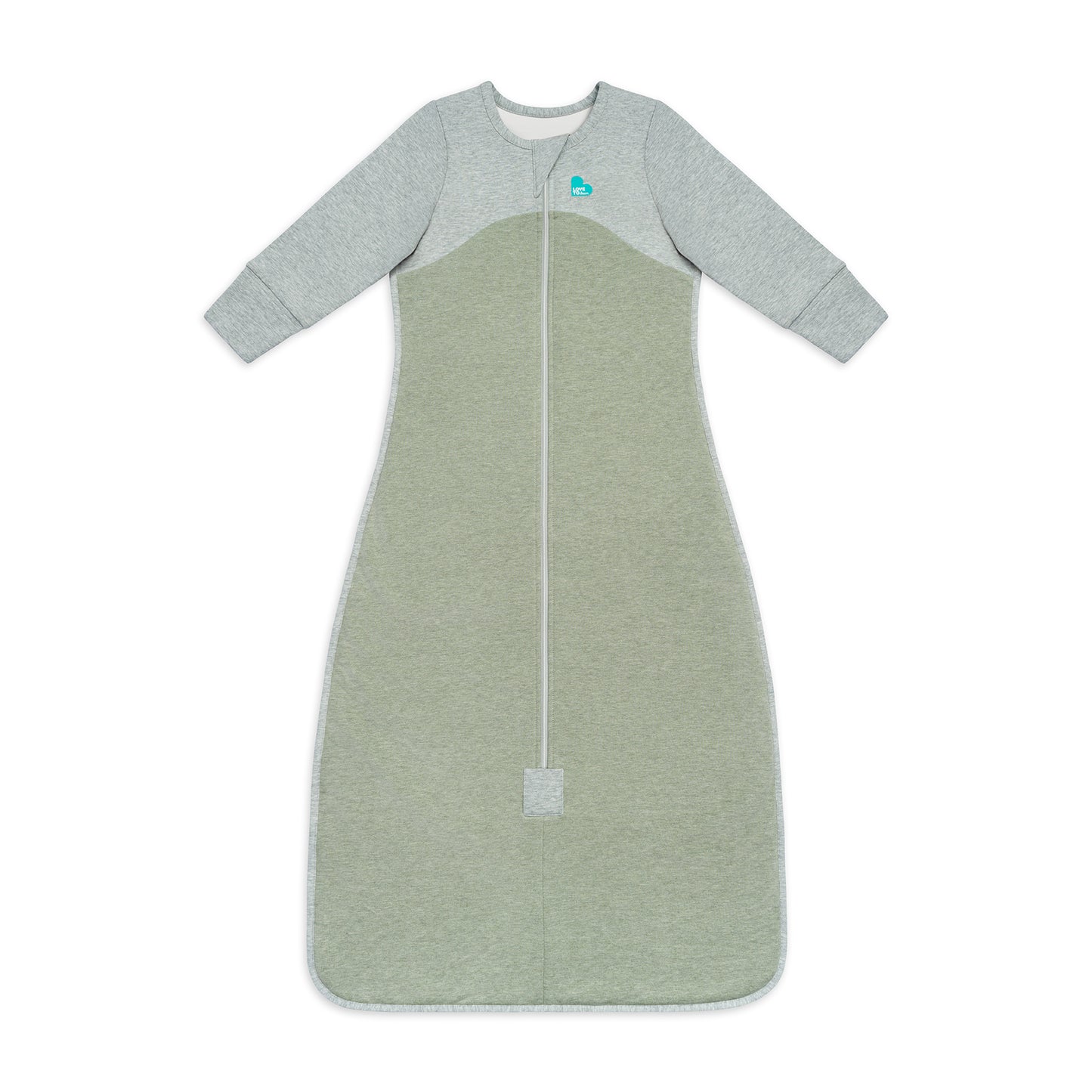 Sleep Bag Long Sleeve 1.5 TOG Organic Cotton Olive