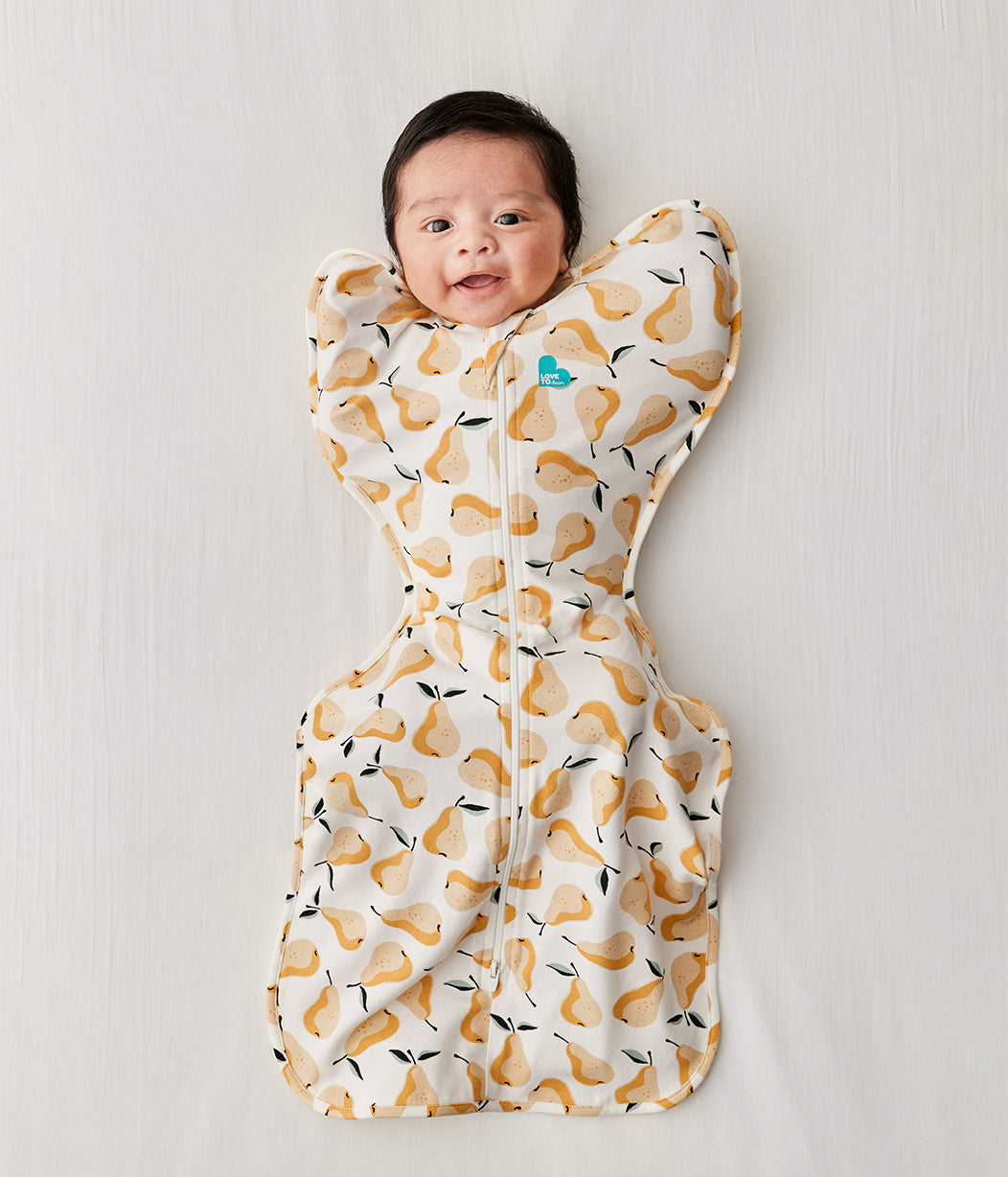 Swaddle Up™ Original 1.0 TOG Pear Print Ochre