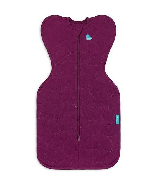 Swaddle Up™ 2.5 TOG Quilted Cotton Plum Starturn Quilted