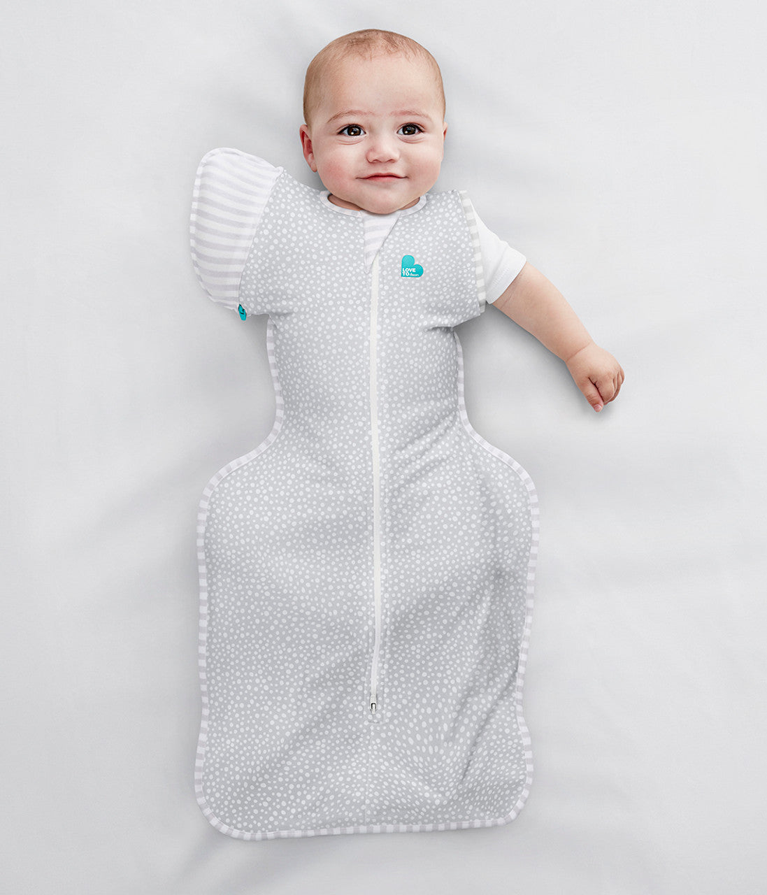 Swaddle Up™ Transition Bag Bamboo 1.0 TOG Grey Dot