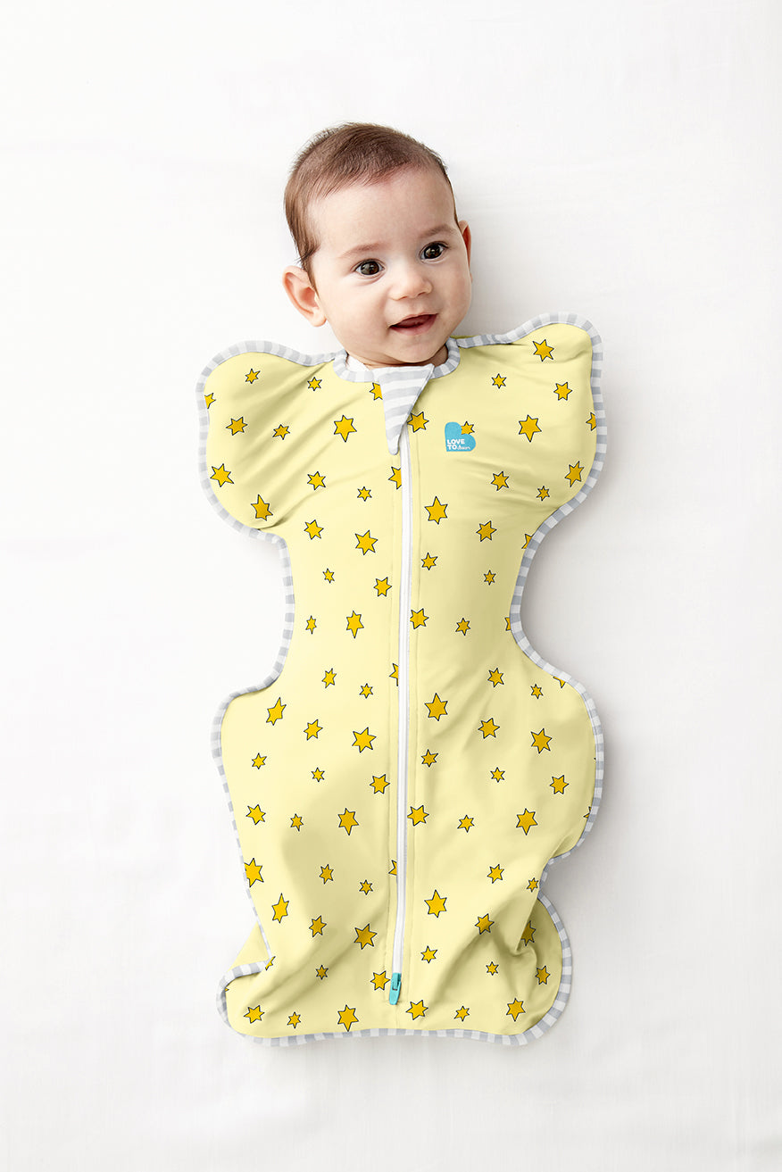 Swaddle Up™ 0.2 TOG (24-27°C) Yellow Superstar Viscose from Bamboo