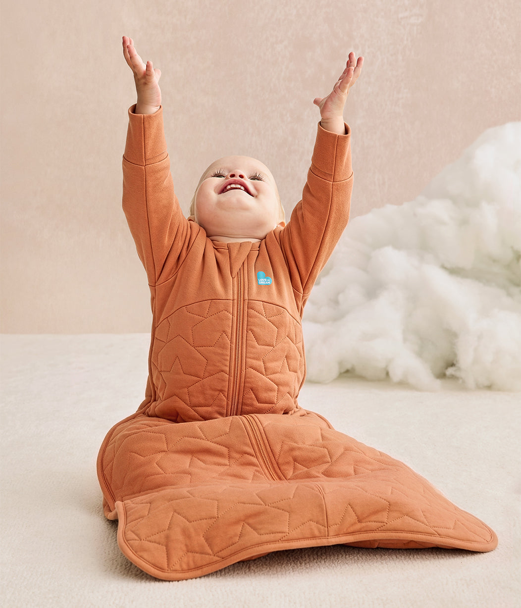 Sleep Bag Long Sleeve 2.5 TOG Quilted Cotton Hazel Starturn Quilted