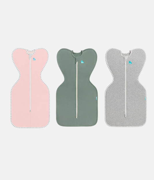 Boxing Week Swaddle Up Starter Bundle | 1.0 TOG | Dusty Pink | Deep Olive | Grey