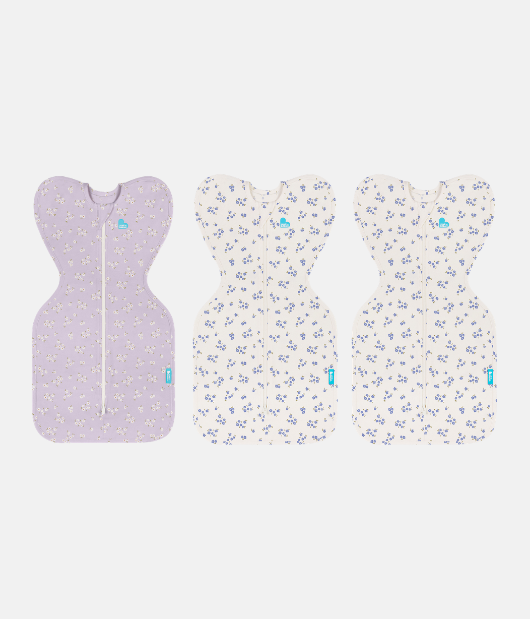Swaddle Up Starter Bundle | 1.0 TOG | Lilac Meadow | Jacaranda Meadow 2