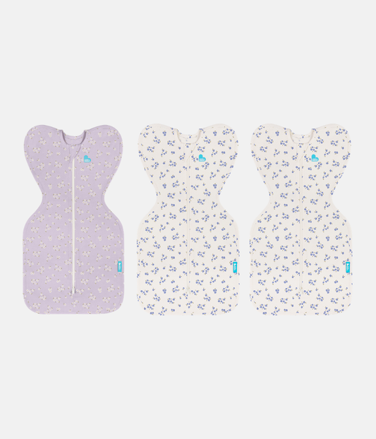 Swaddle Up Starter Bundle | 1.0 TOG | Lilac Meadow | Jacaranda Meadow 2