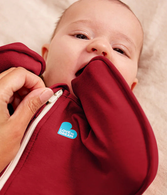 Baby self-soothing in a Swaddle Up