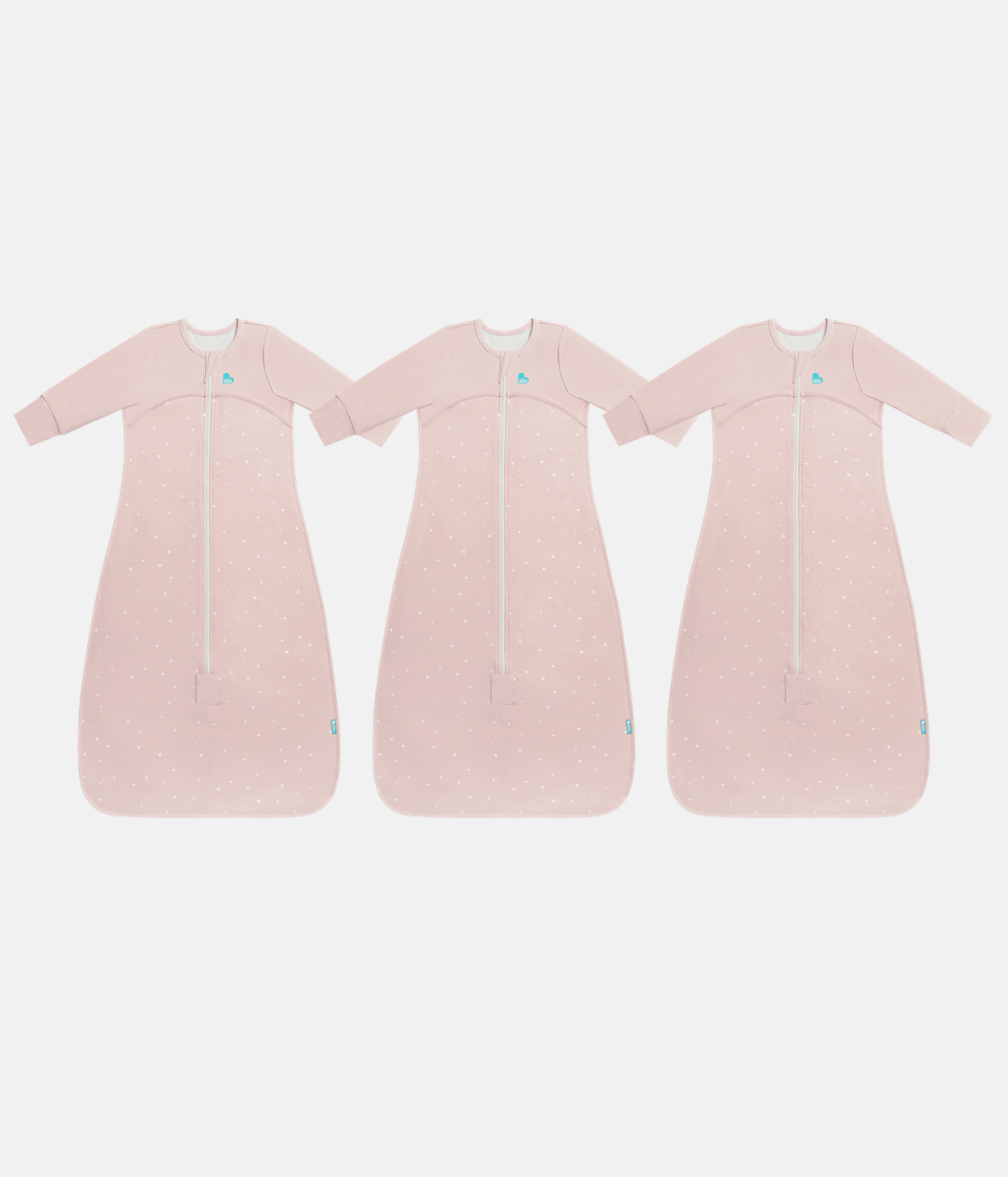 Sleep Bag Bundle | 1.0 TOG | Powder Pink Twinkle 3