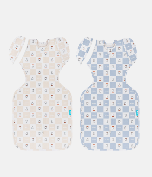 Miffy Transitioning 2 Piece Bundle | 1.0 TOG | Birch | Blue Checker
