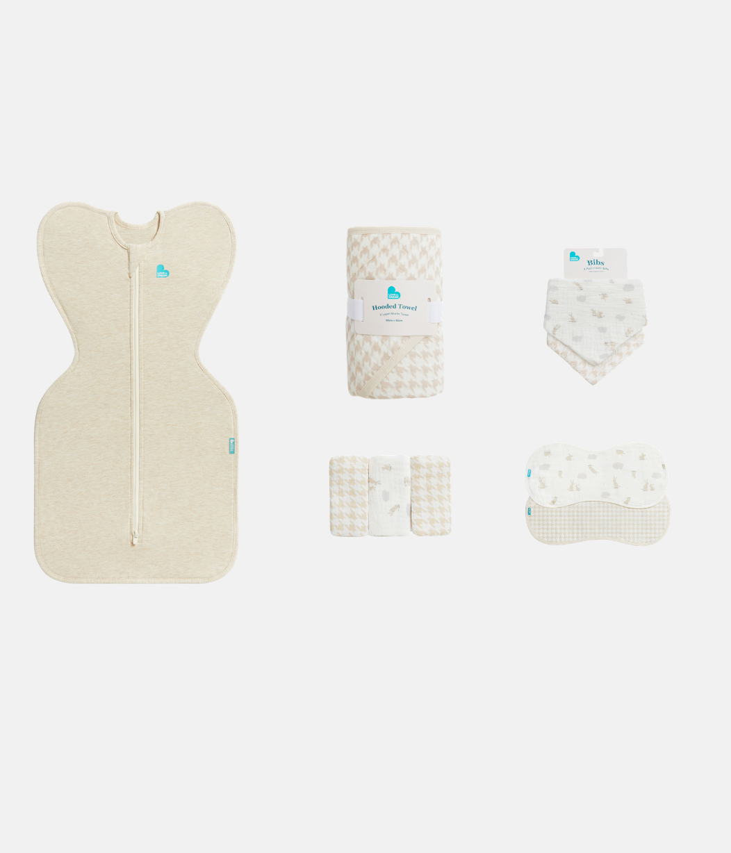 Newborn Essentials Bundle | Swaddle Up 1.0 TOG | Oatmeal