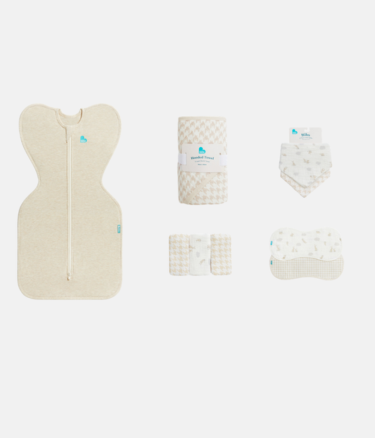 Newborn Essentials Bundle | Swaddle Up 1.0 TOG | Oatmeal