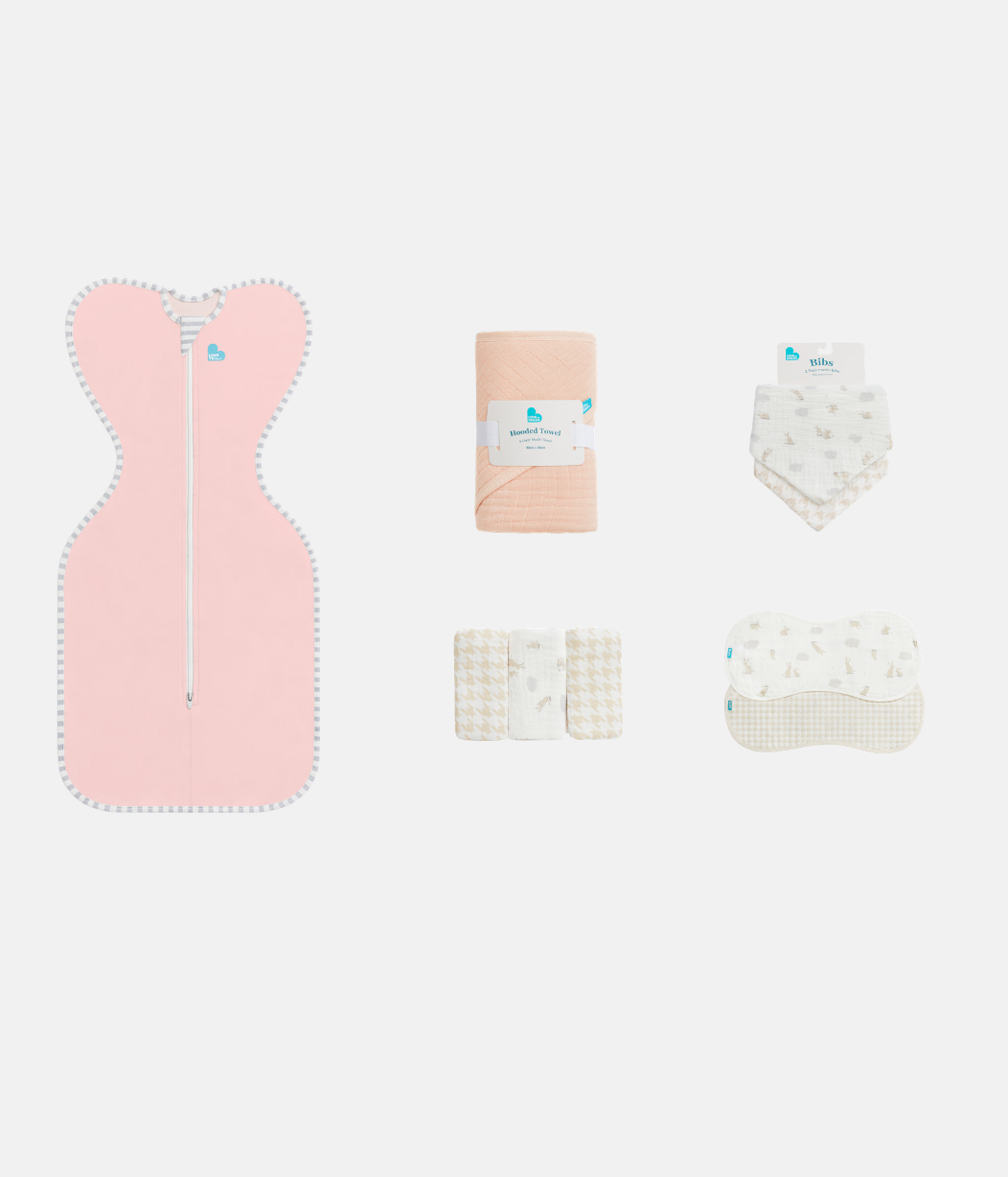 Newborn Essentials Bundle | Swaddle Up 1.0 TOG | Dusty Pink
