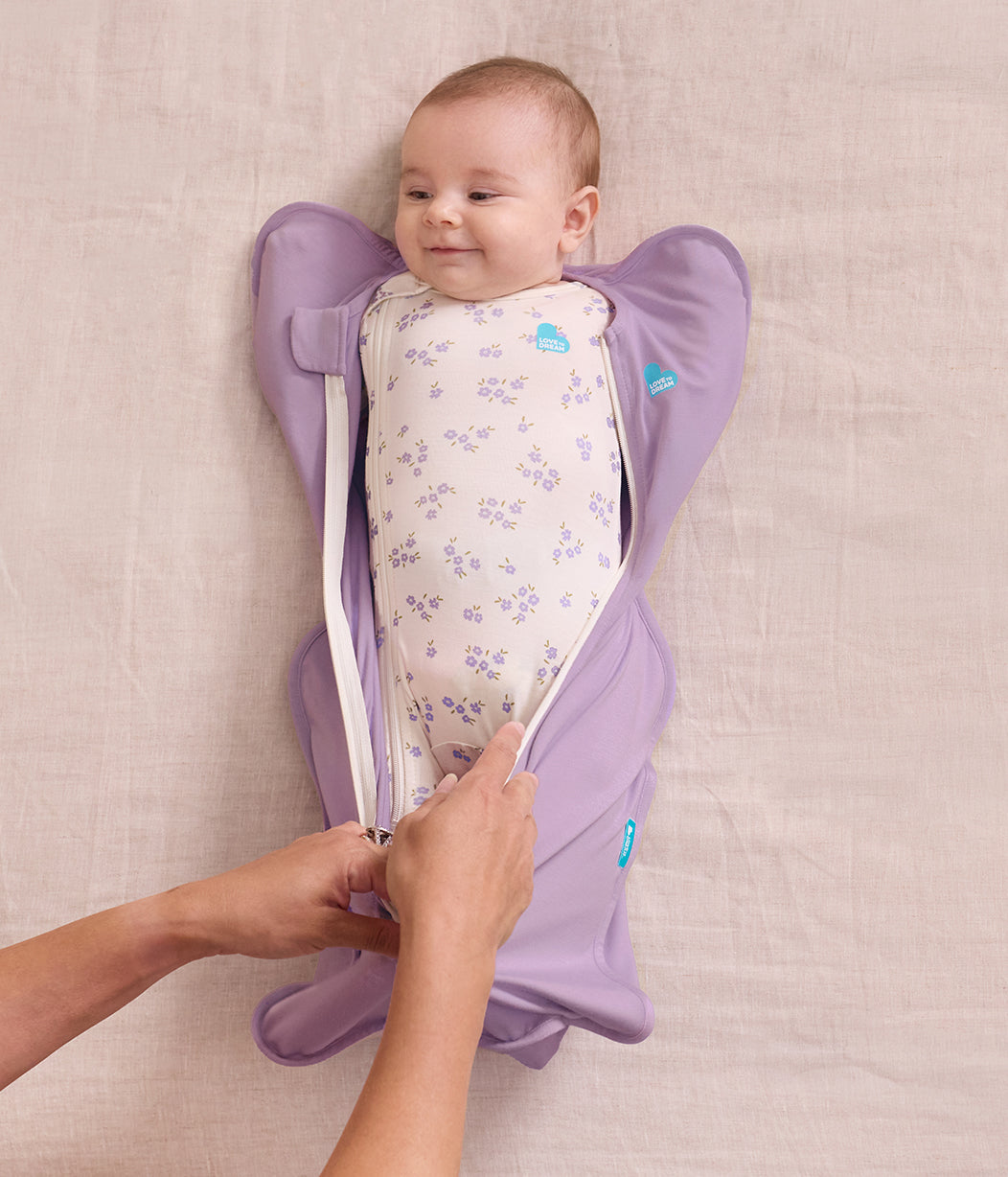 Swaddle Up™ 1.0 TOG Viscose from Bamboo Lilac