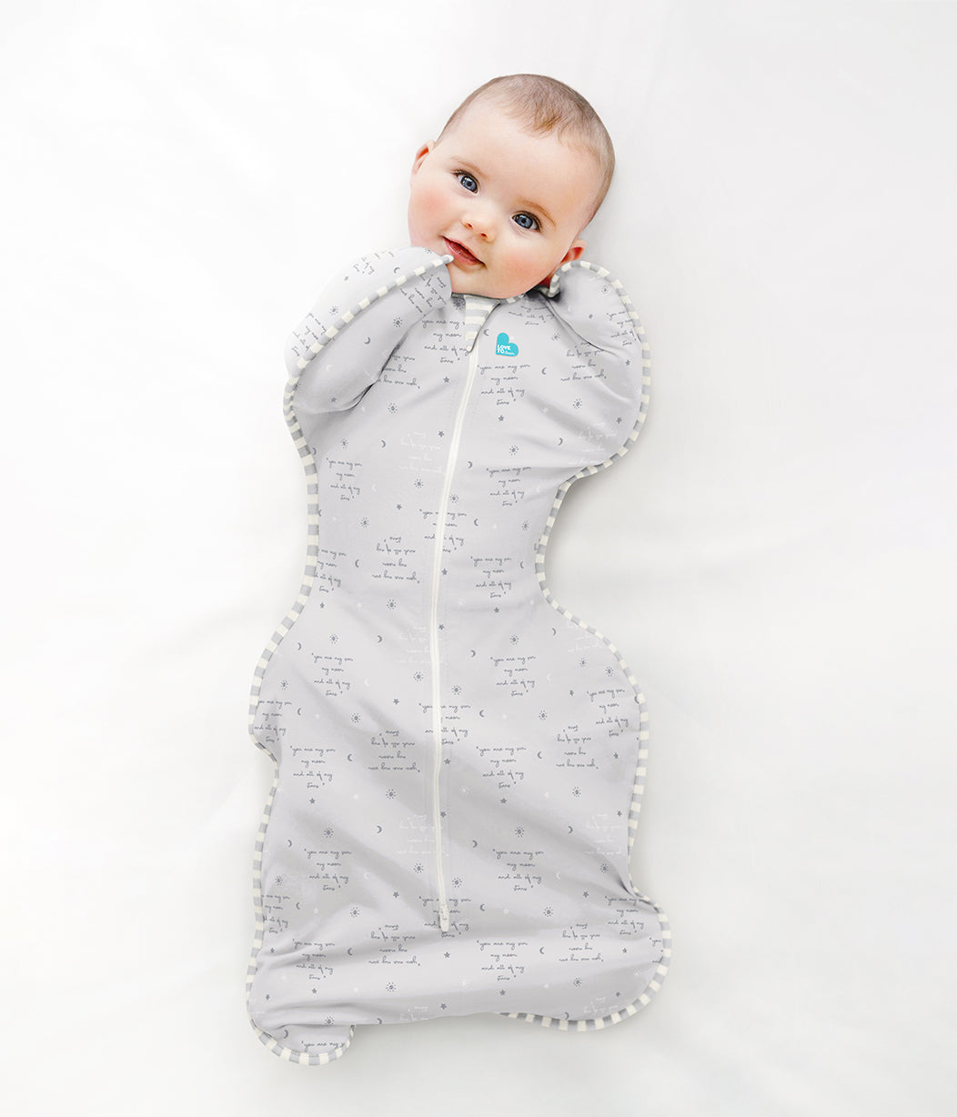 Swaddle Up™ Lite 0.2 TOG Light You Are My Grey