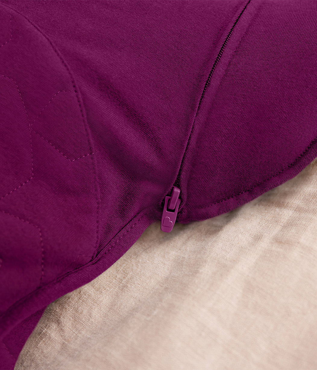 Swaddle Up™ 2-in-1 Transition Bag 2.5 TOG Quilted Cotton Plum Starturn Quilted
