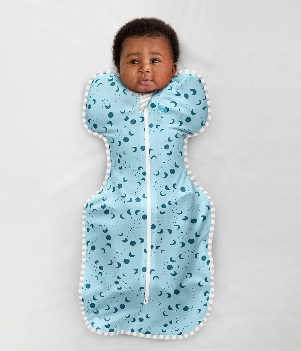 Swaddle Up™ Bamboo Lite 0.2 TOG Moonscape Light Marine