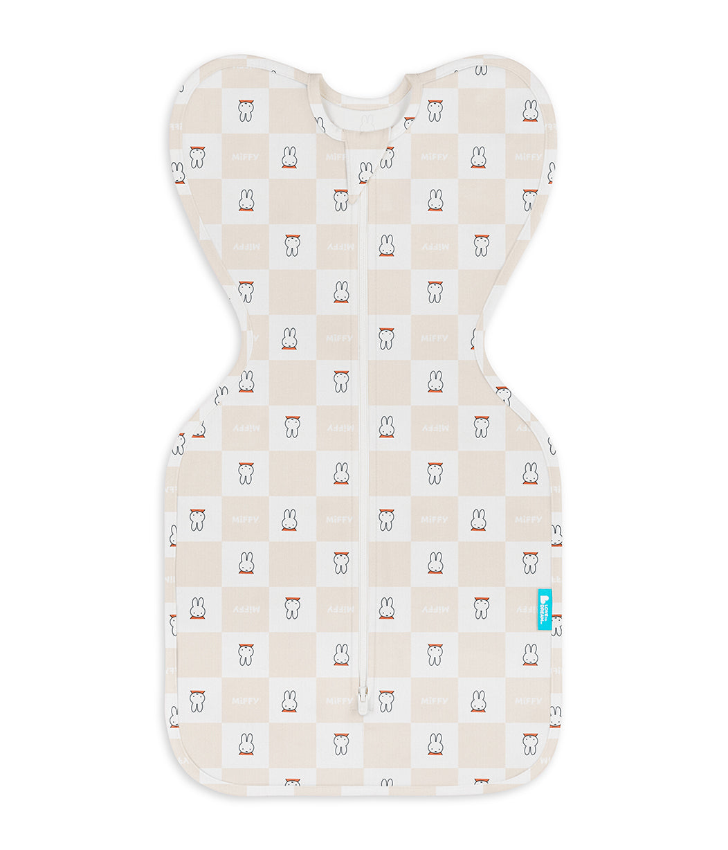 Swaddle Up™ 1.0 TOG Cotton Birch Miffy Checker