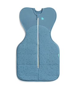 Swaddle Up™ 2.5 TOG Cotton Storm Blue Pebbles