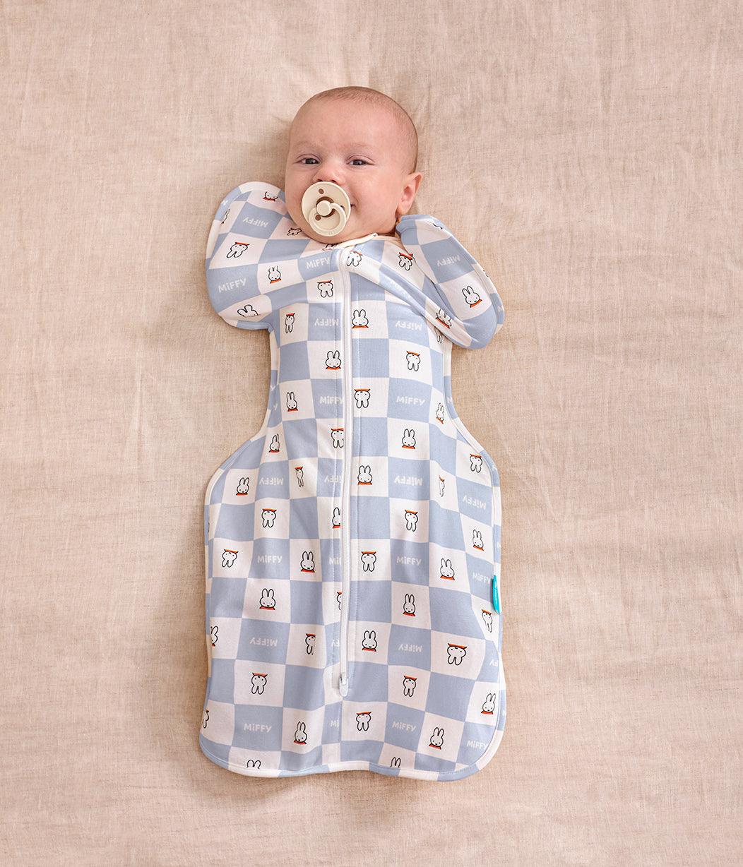 Swaddle Up™ 1.0 TOG Cotton Blue Miffy Checker