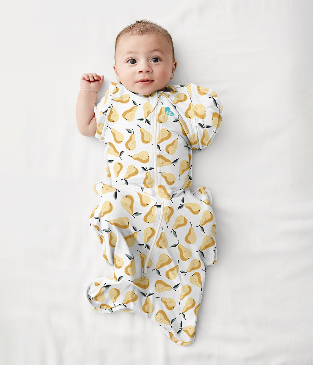 Swaddle Up™ Transition Bag Original 1.0 TOG Pear Print Ochre